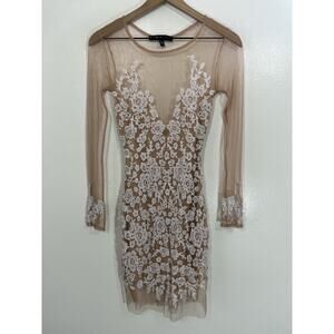 For Love & Lemons Luau Mini Dress XS Fairy Romantic Dainty whimsical Y2K Floral